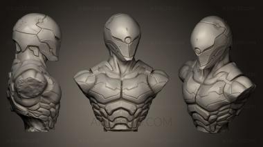 Busts of heroes and monsters (BUSTH_0420) 3D model for CNC machine